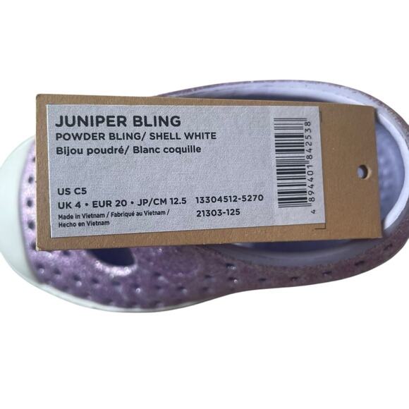 Native Juniper Bling‎ Purple Sparkle Shoes Size 5 NWT - Picture 7 of 10